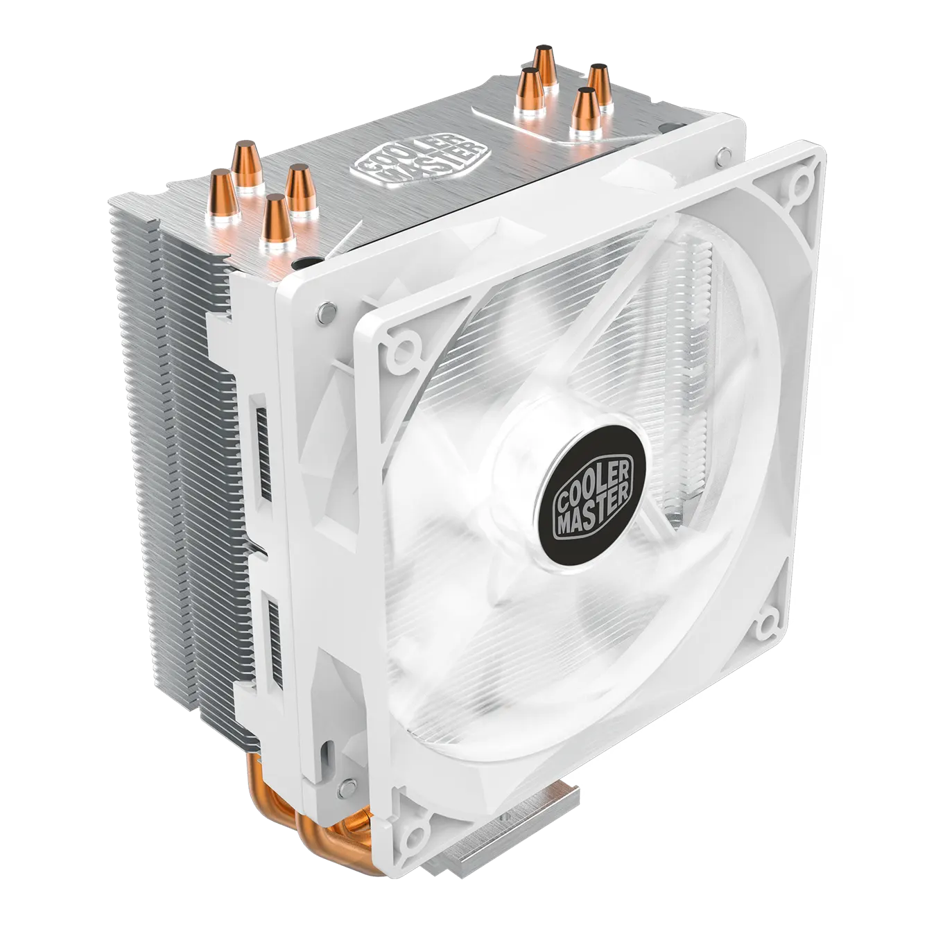 Disipador Air Cooler CPU Cooler Master Hyper 212 LED White Edition 158mm Blanco AMD Intel